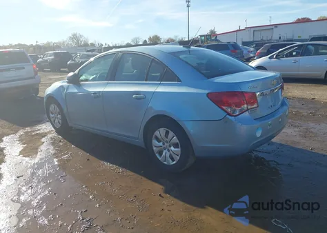 2012 Chevrolet Cruze Ls из США, поврежденный, VIN 1G1PC5SH2C7193536